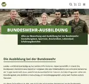 Kleine Seitenvorschau von bundeswehr-ausbildung.de