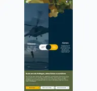 Kleine Seitenvorschau von bundeswehr-karriere.de