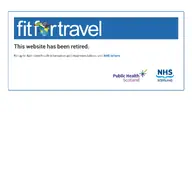 Kleine Seitenvorschau von fitfortravel.nhs.uk