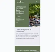 Kleine Seitenvorschau von lister-turm-biergarten-hannover.de