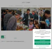 Kleine Seitenvorschau von list-gmbh.de