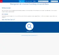 Kleine Seitenvorschau von lists.uni-mainz.de
