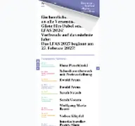 Kleine Seitenvorschau von literaturfestival-nordschwaben.de