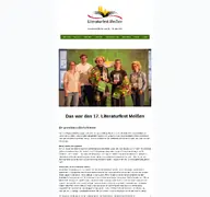 Kleine Seitenvorschau von literaturfest-meissen.de