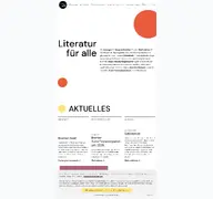 Kleine Seitenvorschau von literaturhaus-bremen.de