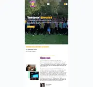 Kleine Seitenvorschau von tuesday-singers.de