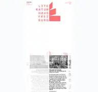 Kleine Seitenvorschau von literaturhaus-freiburg.de