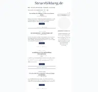Kleine Seitenvorschau von steuerbildung.de