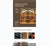 Kleine Seitenvorschau von stiftsbezirk.ch