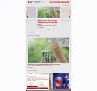 Kleine Seitenvorschau von magazin.blutspende.de