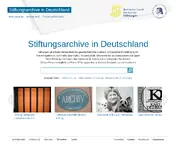 Kleine Seitenvorschau von stiftungsarchive.de
