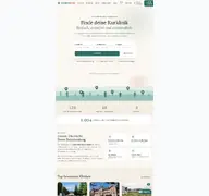 Kleine Seitenvorschau von kurklinikfinder.de