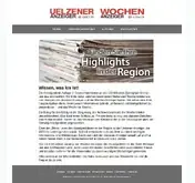 Kleine Seitenvorschau von uelzener-anzeiger.de
