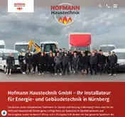 Kleine Seitenvorschau von hofmann-haustechnik.de
