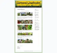 Kleine Seitenvorschau von gaertnereiloewenzahn.de