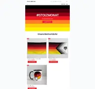 Kleine Seitenvorschau von stolz-merch.de