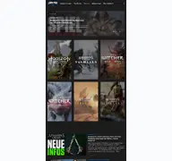 Kleine Seitenvorschau von gametasy.de