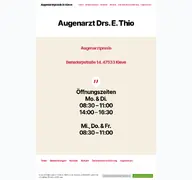 Kleine Seitenvorschau von augenarzt-thio.de