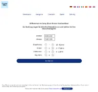 Kleine Seitenvorschau von buchung.camp28.de