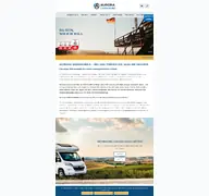 Kleine Seitenvorschau von aurora-wohnmobile.de