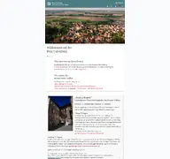 Kleine Seitenvorschau von burg-cadolzburg.de