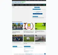 Kleine Seitenvorschau von burgenland-sport.de