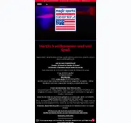 Kleine Seitenvorschau von magic-sportsbar.de