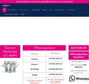Kleine Seitenvorschau von action-sport-wuppertal.de