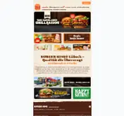 Kleine Seitenvorschau von burgerking-luebeck.de