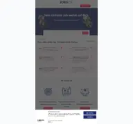 Kleine Seitenvorschau von jobs.de