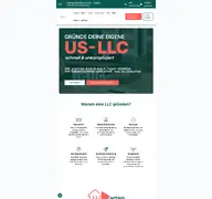Kleine Seitenvorschau von llc-starten.de