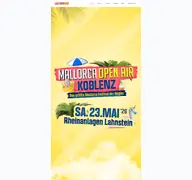 Kleine Seitenvorschau von mallorca-openair.de