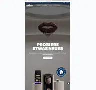 Kleine Seitenvorschau von lavazza.de