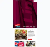 Kleine Seitenvorschau von linkspartei-sachsen.de