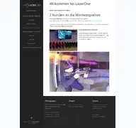 Kleine Seitenvorschau von lazer-one.de