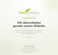 Kleine Seitenvorschau von freshcompany.de