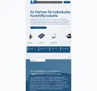 Kleine Seitenvorschau von lb-kunststofftechnik.de