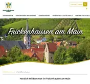 Kleine Seitenvorschau von frickenhausen-main.de