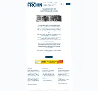 Kleine Seitenvorschau von frohn-gesundheit.de