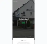 Kleine Seitenvorschau von zur-losenburg.de