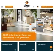 Kleine Seitenvorschau von loba.de