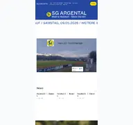 Kleine Seitenvorschau von sg-argental.de