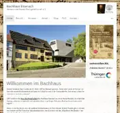 Kleine Seitenvorschau von bachhaus.de