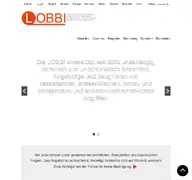 Kleine Seitenvorschau von lobbi-mv.de
