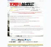Kleine Seitenvorschau von turbomarkt.de