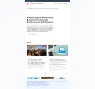 Kleine Seitenvorschau von babs.admin.ch
