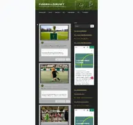 Kleine Seitenvorschau von fussballzukunft.de