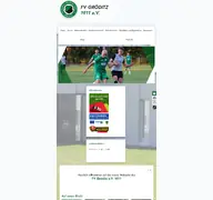 Kleine Seitenvorschau von fv-groeditz.de