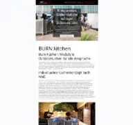 Kleine Seitenvorschau von burn-kitchen.grill-zentrum.de