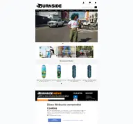 Kleine Seitenvorschau von burnsideshop.de